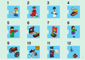 Brugsanvisning Lego set 60063 City Julekalender