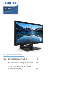 Manuál Philips 242B9TL B Line LED monitor