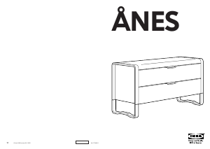 Manuale IKEA ANES (2 drawers) Cassettiera