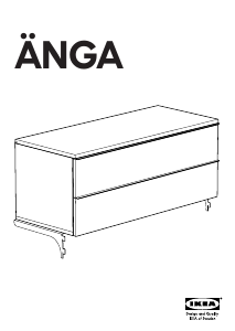 Návod IKEA ANGA Komoda