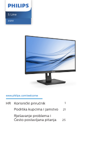 Priručnik Philips 242S1AE S Line LED zaslon