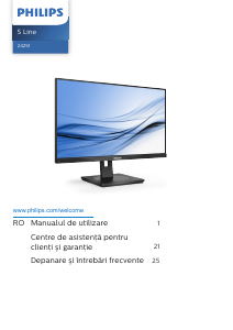 Manual Philips 242S1AE S Line Monitor LED