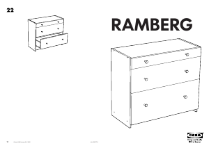 Kasutusjuhend IKEA RAMBERG Kummut