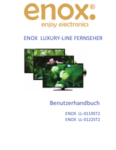 Bedienungsanleitung Enox LL-0122ST2 LED fernseher