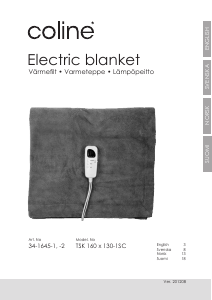 Manual Coline TSK 160 Electric Blanket