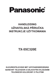Manuál Panasonic TX-55C320E LCD televize