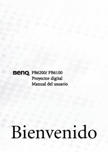 Manual de uso BenQ PB6200 Proyector