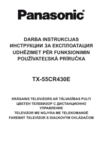 Rokasgrāmata Panasonic TX-55CR430E Šķidro kristālu televizors