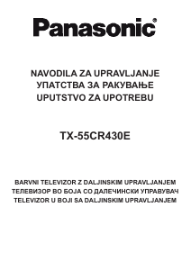 Priročnik Panasonic TX-55CR430E LCD-televizor