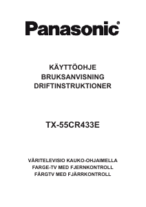 Bruksanvisning Panasonic TX-55CR433E LCD TV