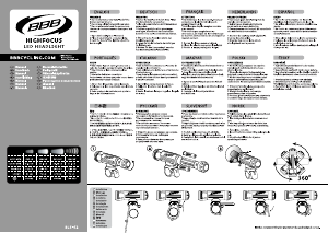 Manual BBB BLS-62 HighFocus Luz bicicleta