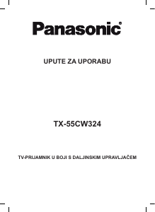 Priručnik Panasonic TX-55CW324 LCD televizor