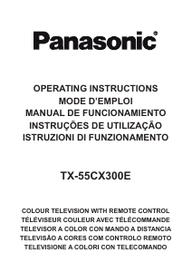 Mode d’emploi Panasonic TX-55CX300E Téléviseur LCD