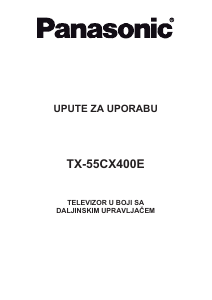 Priručnik Panasonic TX-55CX400E LCD televizor