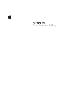 Handleiding Apple Keynote 08
