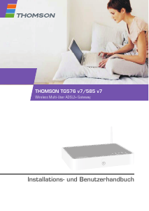 Bedienungsanleitung Thomson TG576 v7 Router