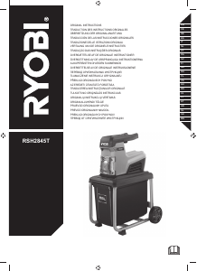 Priročnik Ryobi RSH2845T Vrtni drobilnik
