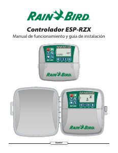 Manual de uso Rainbird ESP-RZX Contador de agua