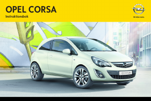 Bruksanvisning Opel Corsa (2014)