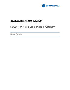 Handleiding Motorola SBG901 SURFboard Router
