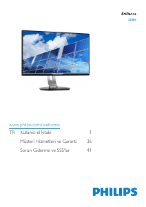 Kullanım kılavuzu Philips 258B6QJEB LED ekran