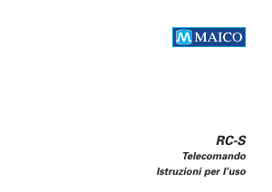 Manuale Maico RC-S Telecomando
