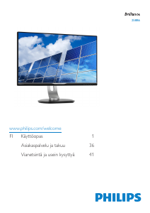 Käyttöohje Philips 258B6QJEB LED-näyttö