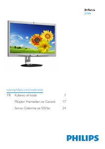 Kullanım kılavuzu Philips 271P4QPJKEB LED ekran