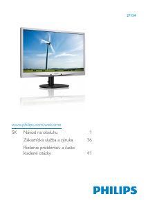 Návod Philips 271S4LPYSS LED monitor