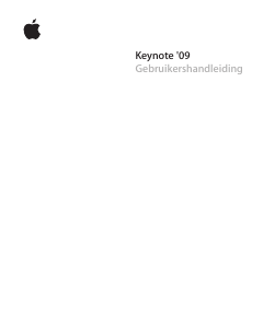 Handleiding Apple Keynote 09