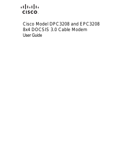 Handleiding Cisco DPC3208 Modem