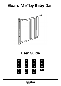 Brugsanvisning BabyDan Guard Me Babygitter