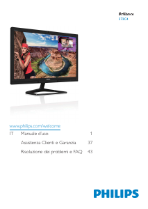 Manuale Philips 272C4QPJKAB Monitor LED