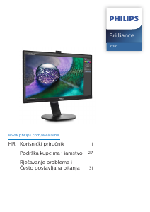 Priručnik Philips 272P7VPTKEB LED zaslon