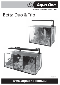 Handleiding Aqua One Betta Duo Aquarium