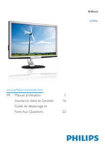 Mode d’emploi Philips 273P3LPHEB Moniteur LED