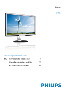 Használati útmutató Philips 273P3LPHEB LED-es monitor