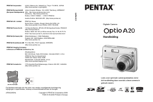Handleiding Pentax Optio A20 Digitale camera