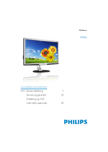 Bruksanvisning Philips 273P3QPYEB LED-skjerm