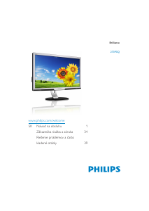 Návod Philips 273P3QPYEB LED monitor