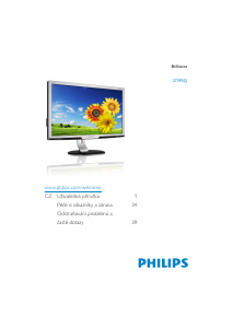 Manuál Philips 273P3QPYEB LED monitor