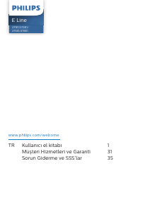 Kullanım kılavuzu Philips 275E1S LED ekran