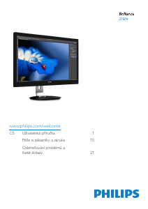 Manuál Philips 275P4VYKEB LED monitor