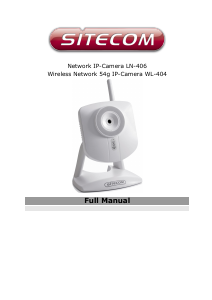 Handleiding Sitecom WL-406 IP camera