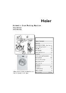 Manual Haier HW-C1460TVE-E Washing Machine
