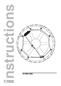 Manual de uso Thule CG-10 Cadenas para la nieve