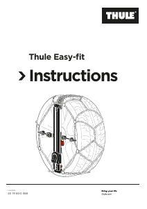 Bedienungsanleitung Thule Easy-fit CU-9 Schneeketten