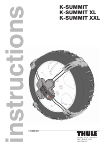 Bedienungsanleitung Thule K-Summit XXL Schneeketten