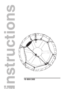 Manual de uso Thule XS-16 Cadenas para la nieve