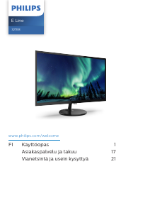 Käyttöohje Philips 327E8QJAB LED-näyttö